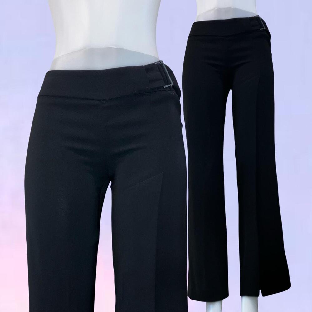 Vintage 90s y2k belted flare pants CACHE